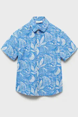 MANGO KIDS Camisa estampada hawaiana 2