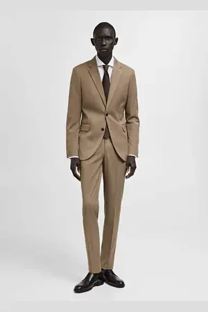 MANGO AN Americana traje ilán cuadro ales 8