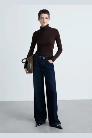 MANGO Jersey mezcla lana cuello vuelto