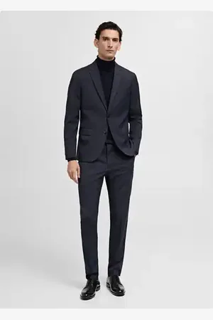 MANGO AN Pantalón traje París super slim fit 2