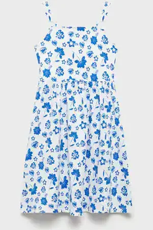 MANGO KIDS Vestido estampado floral 8 años