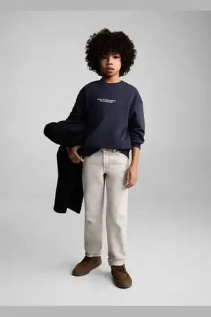 MANGO KIDS Sudadera algodón estampada años