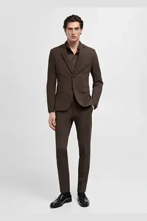 MANGO AN Americana traje París super slim fit 44
