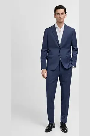 MANGO AN Americana traje París super slim fit 42