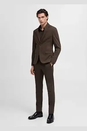 MANGO AN Pantalón traje París super slim fit 2