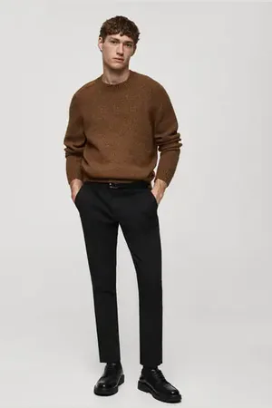 MANGO AN Pantalón Prato chino cropped tappered