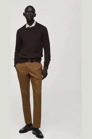 MANGO AN Pantalón Prato chino cropped tappered 2