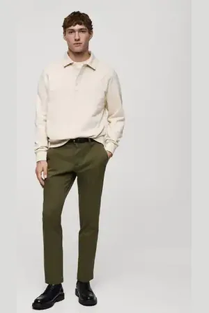 MANGO AN Pantalón Prato chino cropped tappered 2