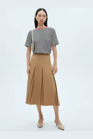 MANGO Camiseta % algodón rayas E