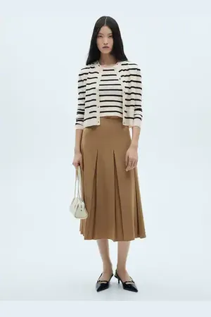 MANGO Cardigan punto rayas
