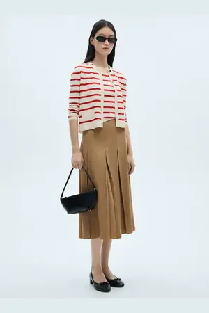 MANGO Cardigan punto rayas E