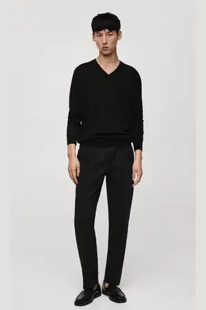 MANGO AN Pantalón algodón regular fit