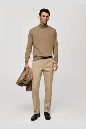 MANGO AN Pantalón algodón regular fit 4