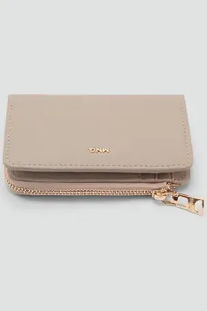 MANGO Billetera efecto piel Unitalla