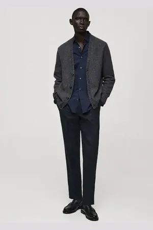MANGO AN Pantalón algodón regular fit