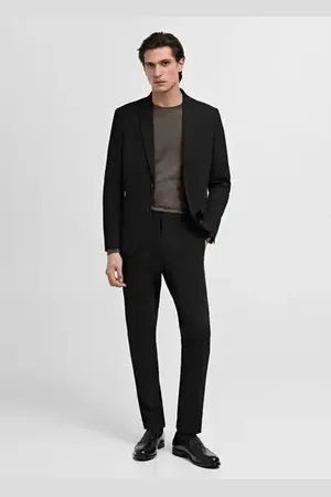 MANGO AN Pantalón traje París super slim fit 2