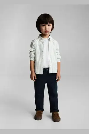 MANGO BABY Pantalón chino algodón 2 años