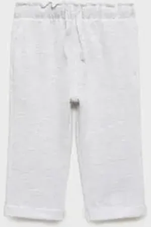 MANGO BABY Pantalón algodón cintura elástica 824 meses