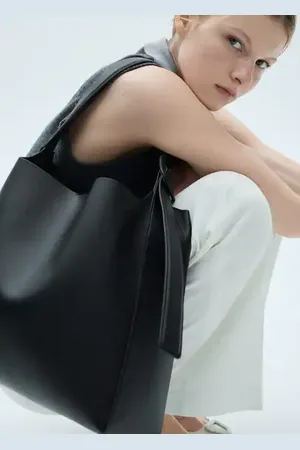MANGO Bolso shopper detalle hebilla Unitalla