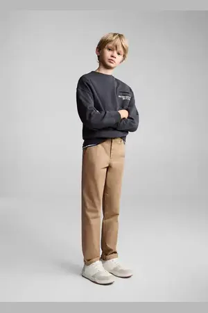 MANGO KIDS Pantalón chino algodón 2