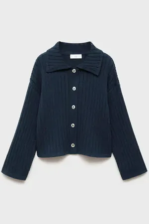 MANGO KIDS Cárdigan cuello polo años