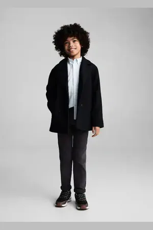 MANGO KIDS Camisa % algodón rayas Oxford 8