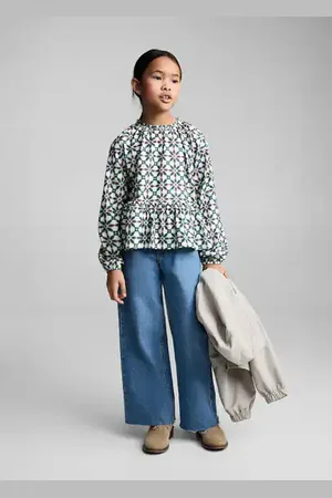 MANGO KIDS Blusa estampado geométrico 6 años