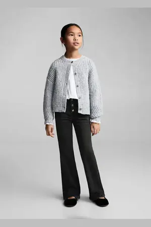 MANGO KIDS Jeans flare botones 2