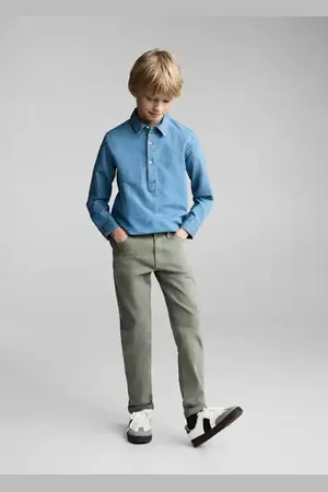 MANGO KIDS Pantalón recto 8
