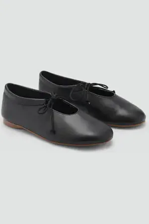 MANGO KIDS Bailarina piel lazo 22