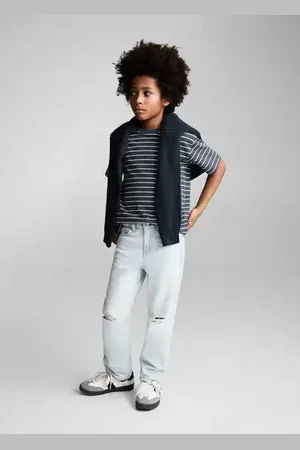MANGO KIDS Jeans rotos decorativos