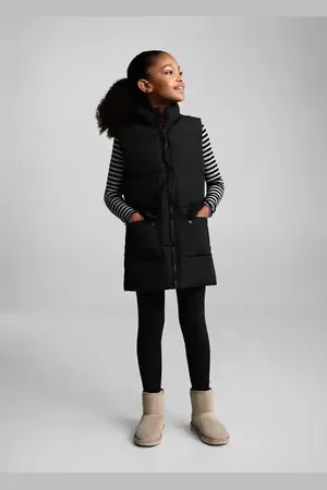 MANGO KIDS Chaleco acolchado largo 8 años