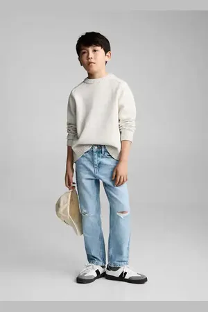 MANGO KIDS Jeans rotos decorativos