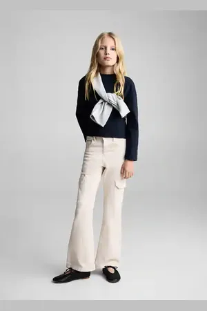 MANGO KIDS Jeans flare cargo