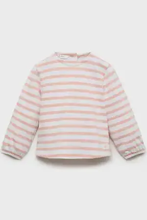 MANGO BABY Camiseta algodón rayas 6 meses