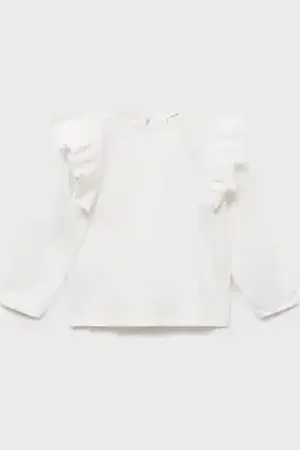MANGO BABY Camiseta % algodón volantes 28 meses