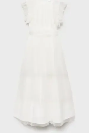 MANGO KIDS Vestido plumeti volantes 8