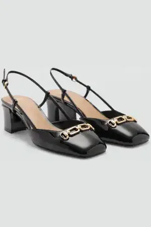 MANGO Zapato tacón eslabones 6