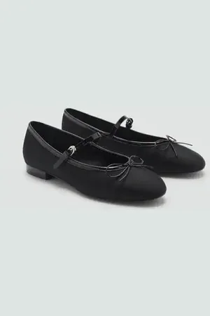 MANGO Bailarina tira detalle lazo 6