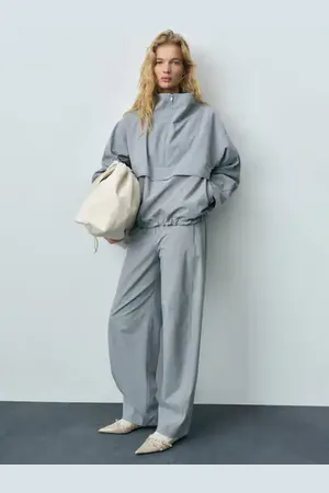 MANGO Pantalón jogger cordón