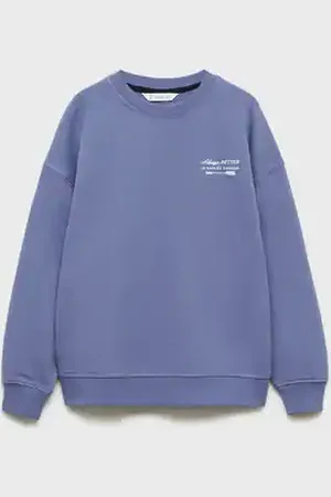 MANGO KIDS Sudadera algodón estampada 4 años