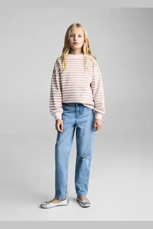 MANGO KIDS Sudadera algodón rayas 4 años