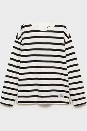 MANGO KIDS Camiseta manga larga rayas 6 años