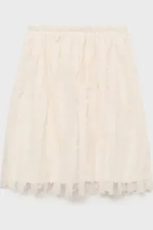 MANGO KIDS Falda tul paneles contraste años