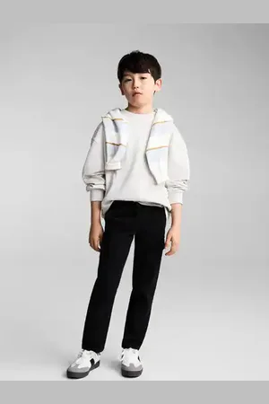 MANGO KIDS Pantalón recto cargo 6