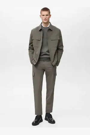MANGO AN Chaqueta water repellent bolsillos E