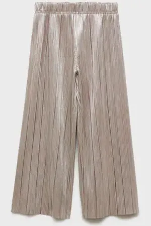 MANGO KIDS Pantalón recto plisado 6 años