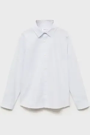 MANGO KIDS Camisa % algodón rayas 2