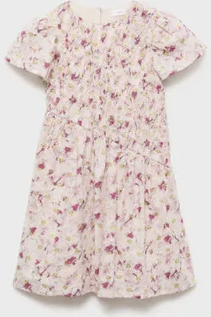 MANGO KIDS Vestido estampado corto