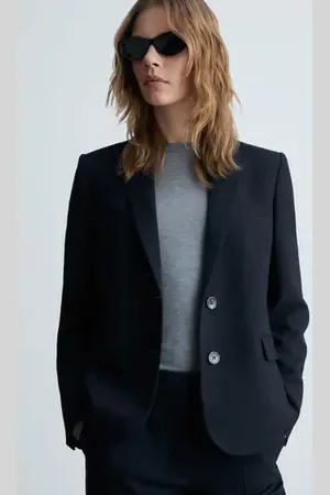 MANGO Americana traje raya diplomática E